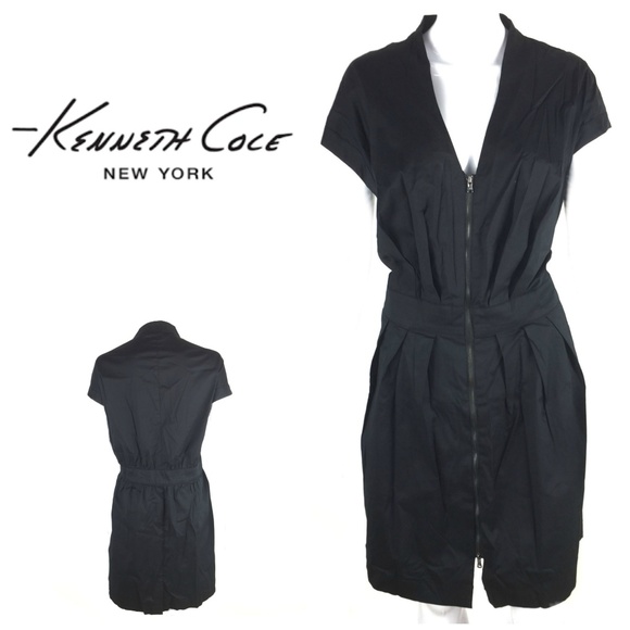 Kenneth Cole Dresses & Skirts - Kenneth Cole Plus Sz 22W Black Zip Front Dress